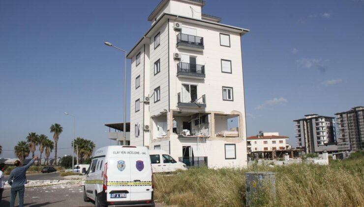 Antalya’da apartman dairesinde patlama