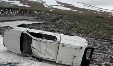 Ardahan’da askeri araç devrildi: Yaralı subaylar var