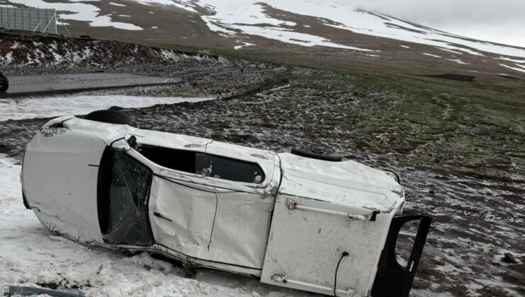 Ardahan’da askeri araç devrildi: Yaralı subaylar var