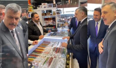 Bakan Çiftçi Tatvan sokaklarında: Esnafla bir araya geldi
