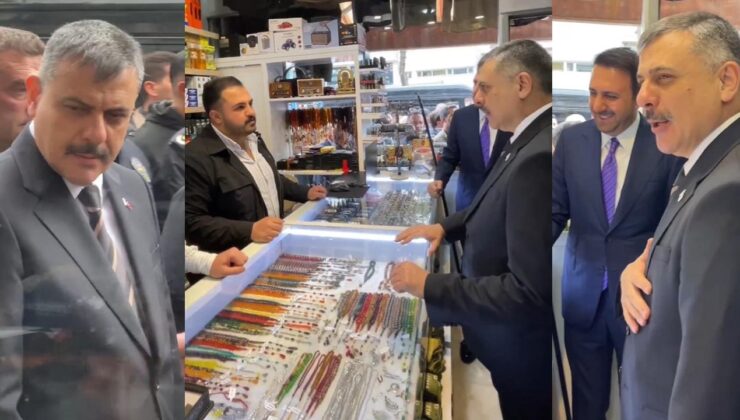 Bakan Çiftçi Tatvan sokaklarında: Esnafla bir araya geldi
