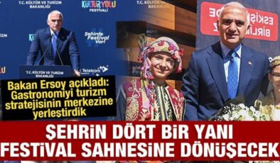 Bakan Ersoy açıkladı: Gastronomiyi turizm stratejisinin merkezine yerleştirdik