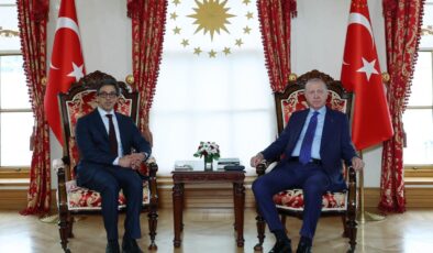 Başkan Erdoğan, Şeyh Mansur’u kabul etti
