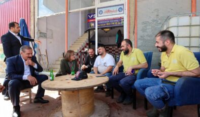Başkan Şahin, Kurban Bayramı öncesi besi OSB’de incelemelerde bulundu