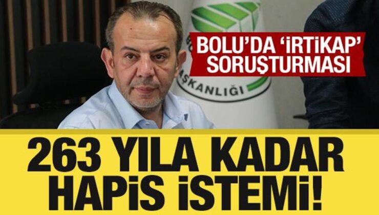 Bolu Belediyesine ‘irtikap’ soruşturması: Tanju Özcan için 263 yıla kadar hapis istemi!