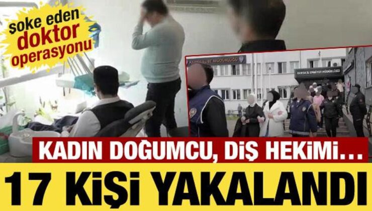 Bursa’da sahte doktor operasyonu! Evleri polikliniğe çevirmişler: 17 şüpheli yakalandı