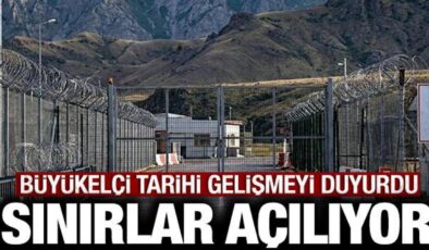 Büyükelçi tarihi gelişmeyi duyurdu: Ermenistan ile sınır açılıyor
