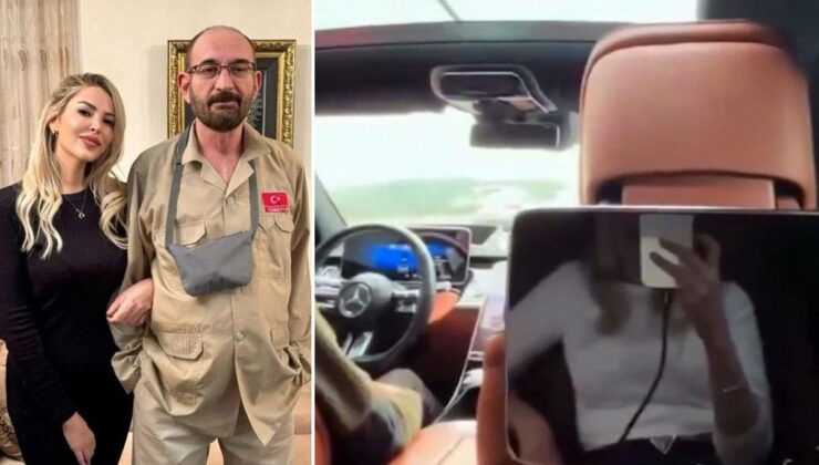 Çakarlı araçla video paylaşan Begüm Ece Pazarcı, babasının başını yaktı