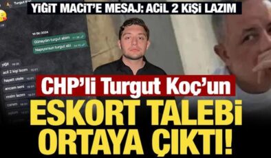 CHP’li Turgut Koç’un ‘escort’ talebi ortaya çıktı! Yiğit Macit’e mesaj: Acil 2 kişi lazım