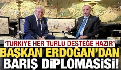 Cumhurbaşkanı Erdoğan’dan barış diplomasisi! Trump ve birçok mevkidaşıyla görüştü