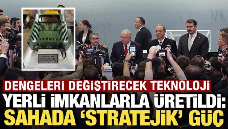 Dengeleri değiştirecek teknoloji: Yerli imkanlarla üretildi, sahada stratejik güç