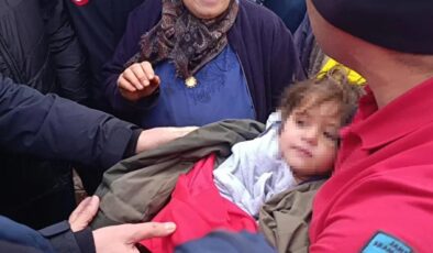 Ekipler seferber oldu! 3 yaşındaki Aybüke bulundu