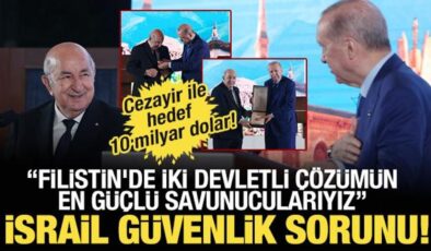 Erdoğan ‘Hedef 10 milyar dolar’ diyerek duyurdu: Cezayir ile iş birliğimiz ilerliyor!