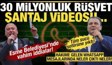 Eşme Belediyesi’ndeki soruşturmada olay detaylar: 30 milyonluk rüşvet, şantaj videosu…