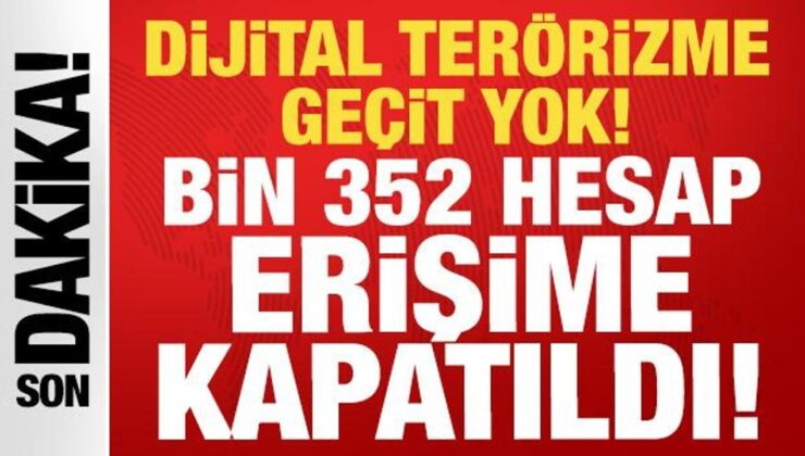 FETÖ’nün dijital ağına büyük darbe: Bin 352 hesaba daha erişim engeli