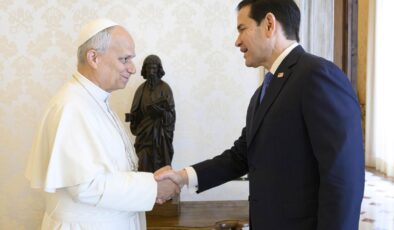 Gerilim sonrası ilk temas! Rubio ile Papa Vatikan’da bir araya geldi