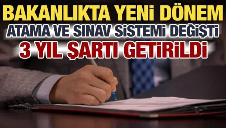 İçişleri’nde yeni dönem: Görev süresi ve sınav sistemi değişti, 3 yıl şartı getirildi