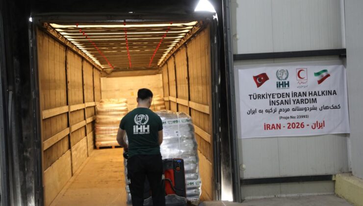 İHH’dan İran’a insani yardım: 7 tır uğurlandı