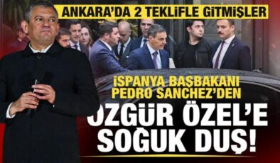 İspanya Başbakanı Pedro Sanchez’den Özgür Özel’e ret!