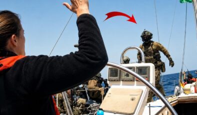İsrail, Sumud Filosu’na yine saldırdı! İşte o anlar
