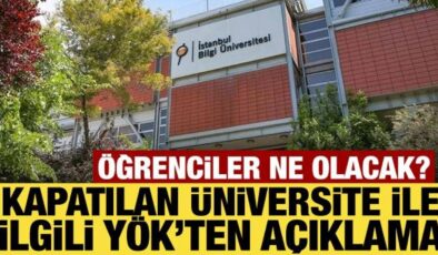 İstanbul Bilgi Üniversitesi kararı sonrası YÖK’ten ilk açıklama