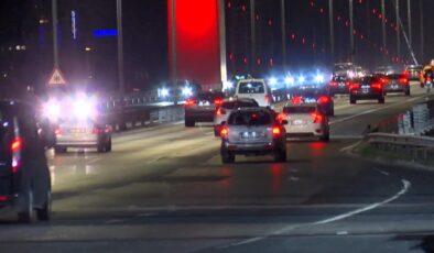 İstanbul’da bayram dönüşü köprülerde trafik yoğunluğu