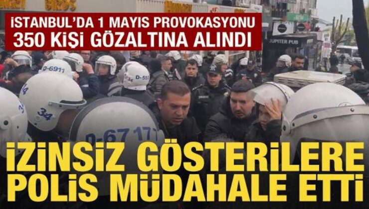 İstanbul’da izinsiz gösterilere polis müdahale etti: 350 gözaltı var