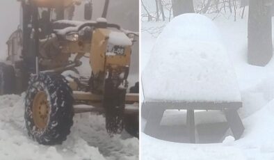 Kartepe, mayıs ayında beyaza büründü