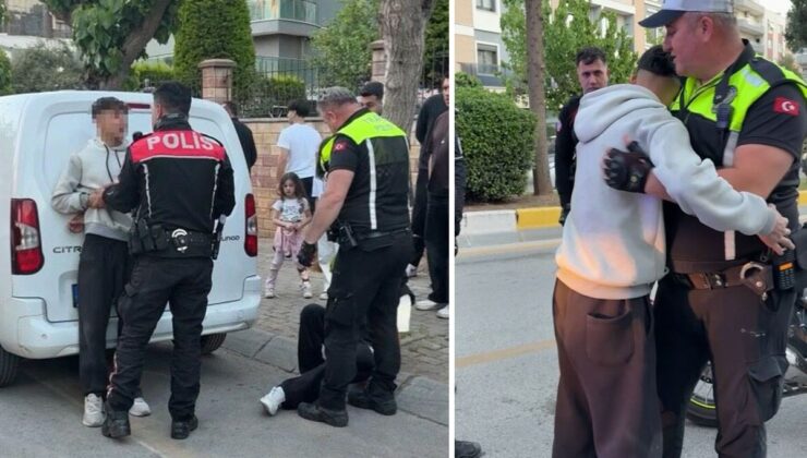 Kaza yapıp yakalanan motosiklet sürücüsü, kesilen cezayı duyunca polise sarılıp ağladı