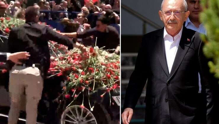 Kemal Kılıçdaroğlu, CHP Genel Merkezi’nde karanfillerle karşılandı