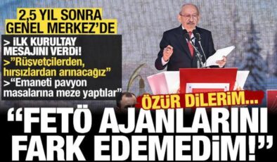 Kılıçdaroğlu 2,5 yıl sonra ilk kez Genel Merkez’de! ‘FETÖ talimatıyla kumpas kurdular’