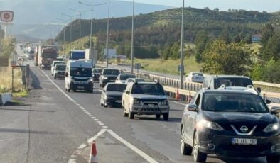 ‘Kilit kavşak’ Kırıkkale’de, bayram yoğunluğu başladı