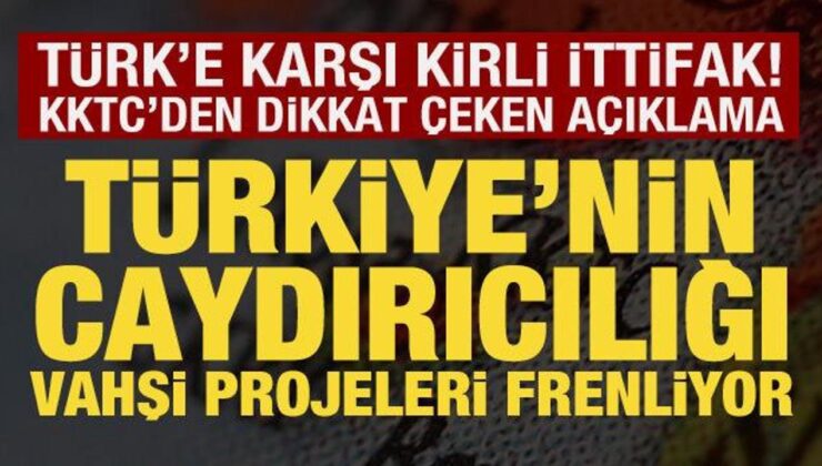KKTC Dışişleri Bakanı Tahsin Ertuğruloğlu, Türk’e karşı kirli ittifaka dikkat çekti