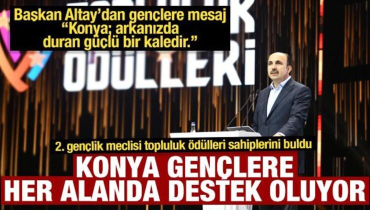 Konya’da 2. gençlik meclisi topluluk ödülleri sahiplerini buldu