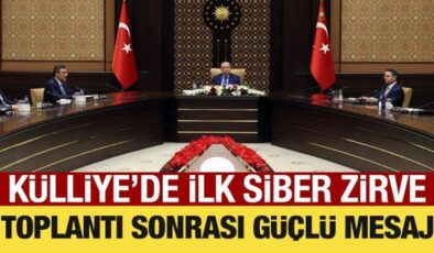 Külliye’de ilk siber zirve: Toplantı sonrası açıklama yapıldı