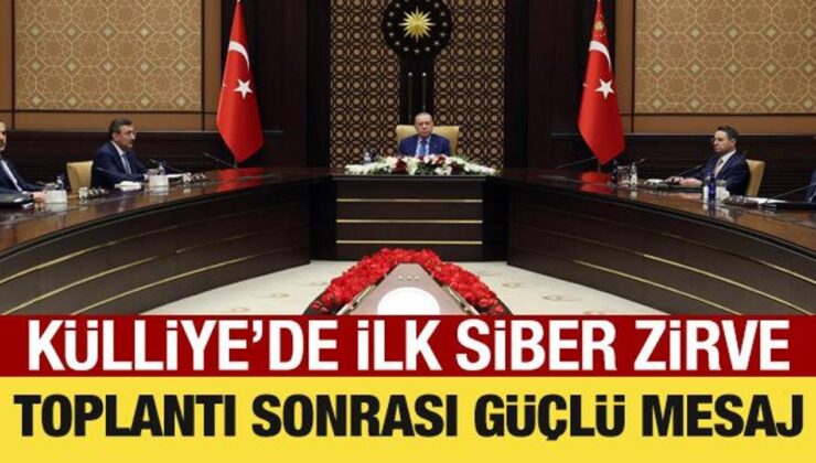 Külliye’de ilk siber zirve: Toplantı sonrası açıklama yapıldı