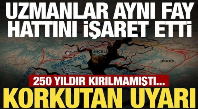 Malatya depremi sonrası gözler Yedisu Fayı’nda! Uzmanlar uyardı: 250 yıldır kırılmadı!