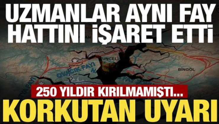 Malatya depremi sonrası gözler Yedisu Fayı’nda! Uzmanlar uyardı: 250 yıldır kırılmadı!