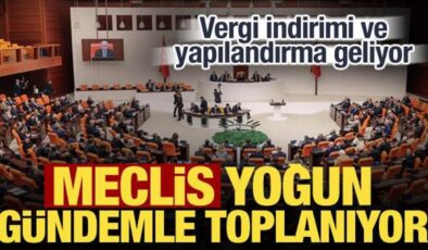 Meclis’te ekonomi trafiği hızlandı! Vergi indirimi ve 72 ay ödeme geliyor