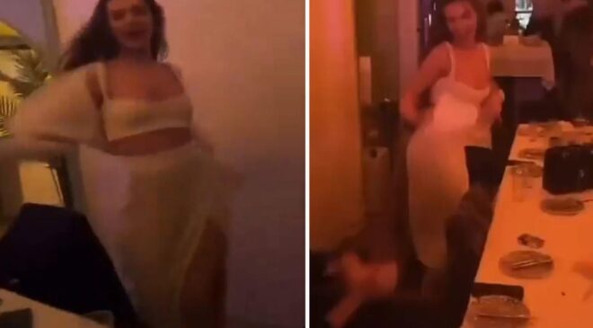 Melisa Döngel doyasıya eğlendi, dans performansı dikkat çekti