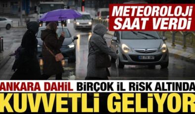 Meteoroloji il il uyardı: Kuvvetli sağanak geliyor! Ankara Valiliği son dakika duyurdu…