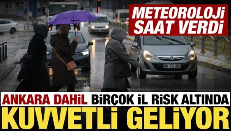 Meteoroloji il il uyardı: Kuvvetli sağanak geliyor! Ankara Valiliği son dakika duyurdu…