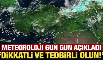 Meteoroloji uyardı: Bayramın ikinci gününe dikkat