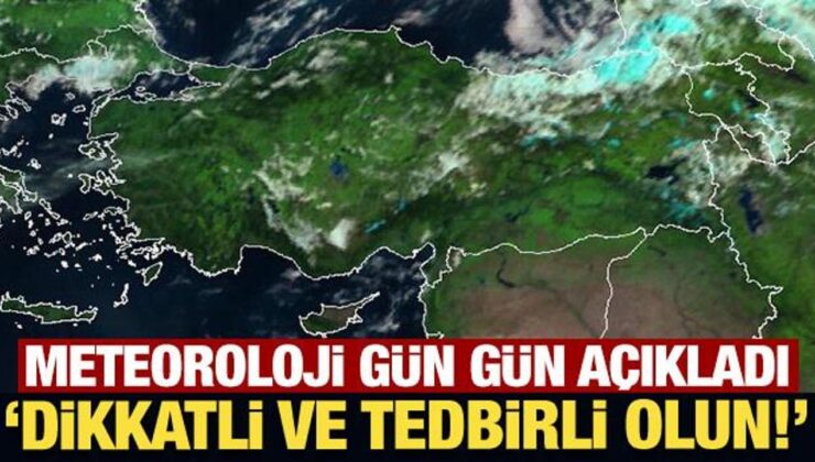 Meteoroloji uyardı: Bayramın ikinci gününe dikkat