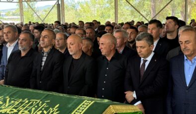 Mevlüt Çavuşoğlu’nun kardeşi Aydın Çavuşoğlu son yolculuğuna uğurlandı
