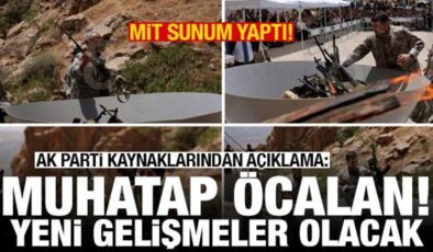 MİT sunum yaptı! AK Parti kaynaklarından açıklama: Muhatap Öcalan, yeni gelişmeler olacak
