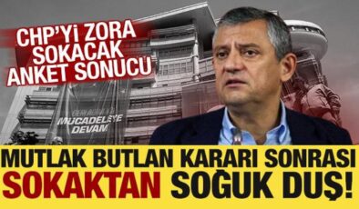 Mutlak butlan kararı sonrası dikkat çeken anket: Özgür Özel şoke olacak!