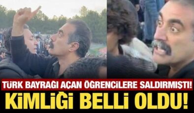 ODTÜ’de Türk bayrağı açan öğrencilere saldıranın kimliği belli oldu!