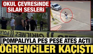 Okul bölgesinde silah sesleri! Peş peşe ateş edildi, öğrenciler panikledi