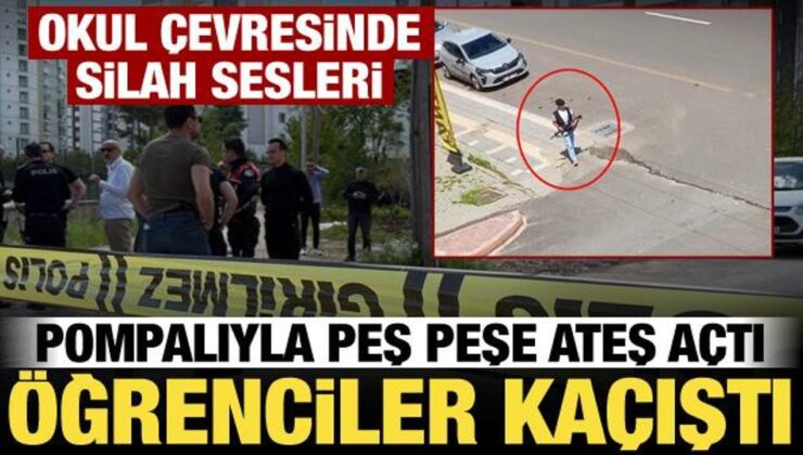 Okul bölgesinde silah sesleri! Peş peşe ateş edildi, öğrenciler panikledi